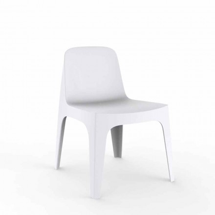 Sedia da giardino impilabile in polipropilene Solid Vondom, di design Viadurini