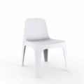 Sedia da giardino impilabile in polipropilene Solid Vondom, di design, 4 pezzi