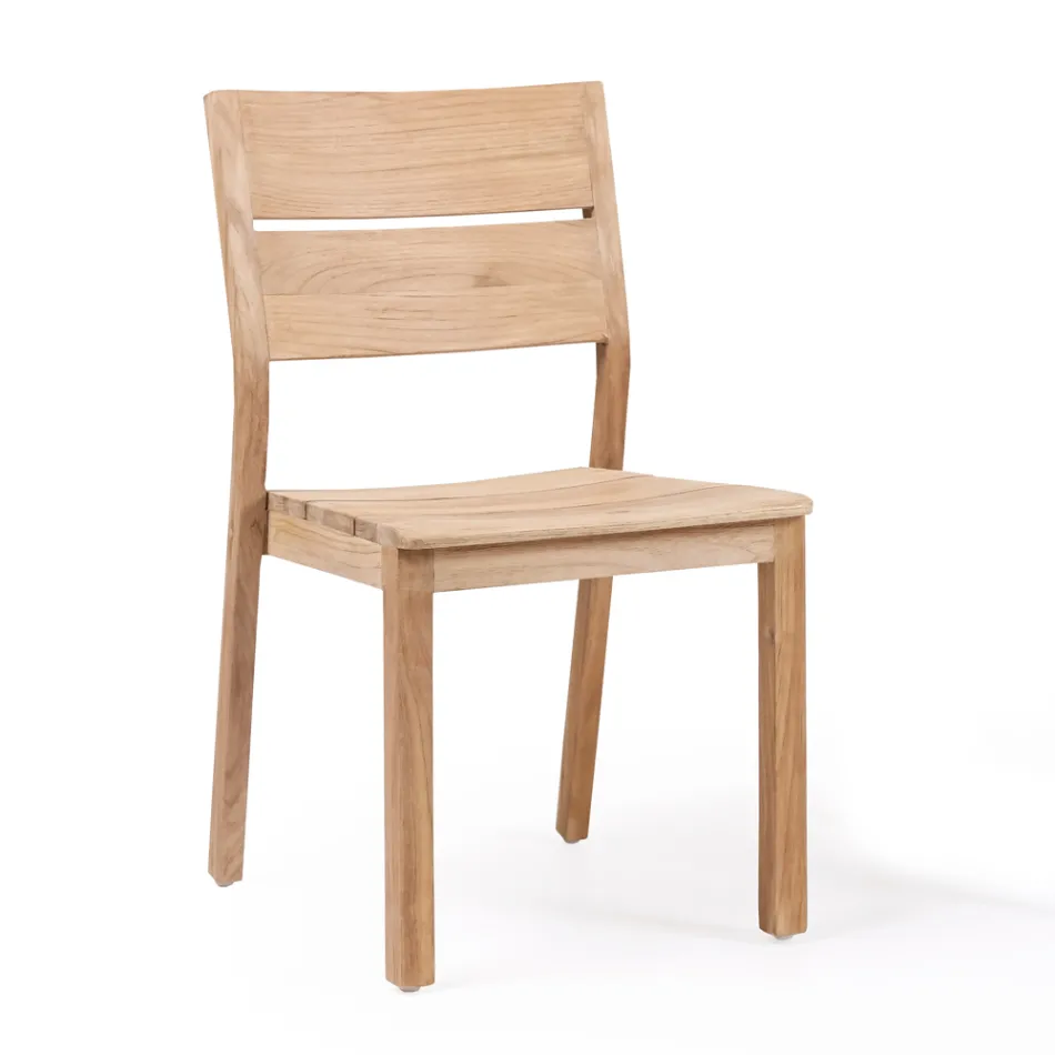 Sedia da Giardino in Legno Teak - Marie Viadurini