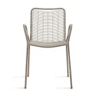 Sedia da Giardino in Metallo con Braccioli Made in Italy 2 Pezzi - Vikas Viadurini