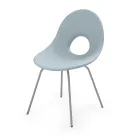 Sedia da Giardino in Polietilene e Base in Alluminio Made in Italy - Ashley Viadurini