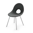 Sedia da Giardino in Polietilene e Base in Alluminio Made in Italy - Ashley Viadurini