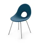 Sedia da Giardino in Polietilene e Base in Alluminio Made in Italy - Ashley Viadurini