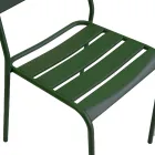 Sedia da Giardino Realizzata Interamente in Metallo - Nastro Viadurini