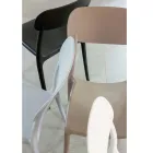 Sedia da Interno e Esterno Impilabile in Polipropilene di Diversi Colori - Garima Viadurini