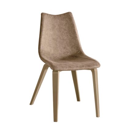 Sedia da Interno in Metallo Verniciato e Morbido Soft Vintage Made in Italy - Merkimer Viadurini