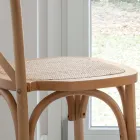 Sedia da Pranzo in Faggio Europeo in Diverse Finiture - Inay Viadurini