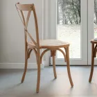 Sedia da Pranzo in Faggio Europeo in Diverse Finiture - Inay Viadurini