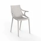 Sedia da Pranzo per Esterno in Plastica Impilabile 4 Pezzi - Ibiza by Vondom Viadurini