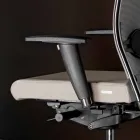 Sedia da Scrivania Ufficio Girevole Ergonomica con Ruote e Braccioli - Gimiglia Viadurini
