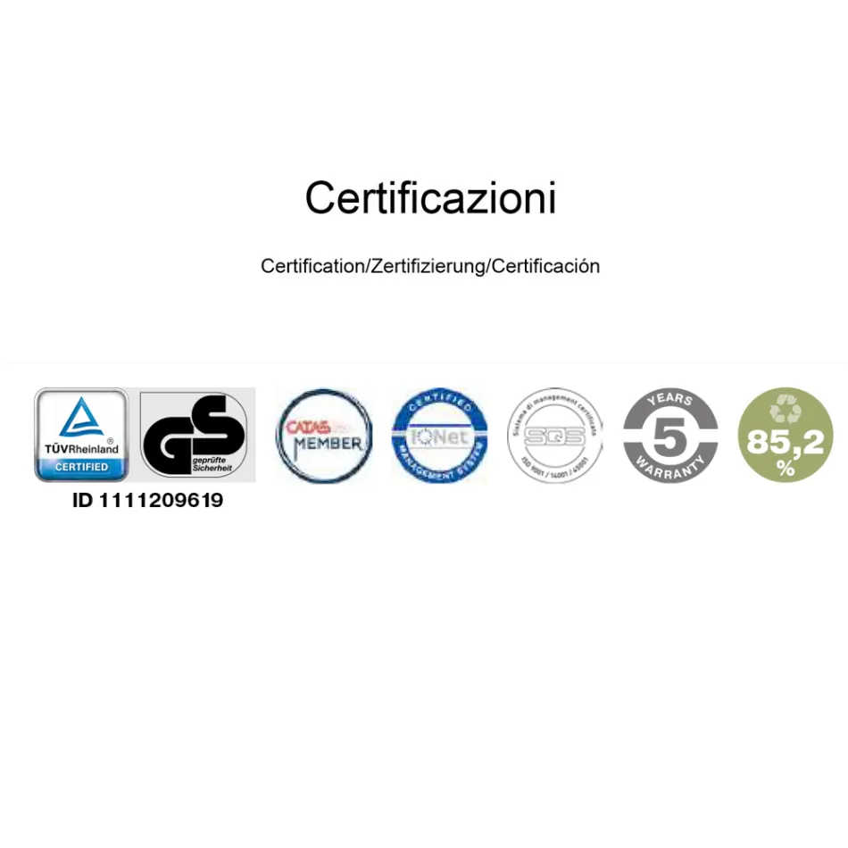 Sedia da Scrivania Ufficio Girevole Ergonomica con Ruote e Braccioli - Gimiglia Viadurini