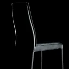 Sedia da Soggiorno Completamente Rivestita Made in Italy - Aosta Viadurini