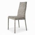 Sedia da Soggiorno Completamente Rivestita Made in Italy - Aosta