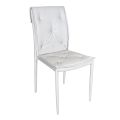 Sedia da Soggiorno con Struttura e Seduta in Ecopelle Made in Italy - Grogu