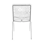 Sedia da Soggiorno in Plexiglass e Ferro Made in Italy, 2 Pezzi - Pumbaa Viadurini