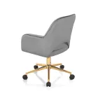 Sedia da Ufficio Base in Metallo e Seduta in Tessuto - Anguilla Viadurini