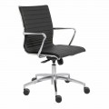 Sedia da Ufficio con Ruote e Cuscino Design Ergonomico e Girevole - Filanna