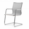 Sedia da Ufficio Ergonomica a Slitta con Braccioli Made in Italy - Filanna