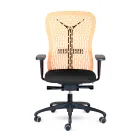 Sedia da Ufficio Ergonomica e Girevole con Braccioli Made in Italy - Fulvio Viadurini