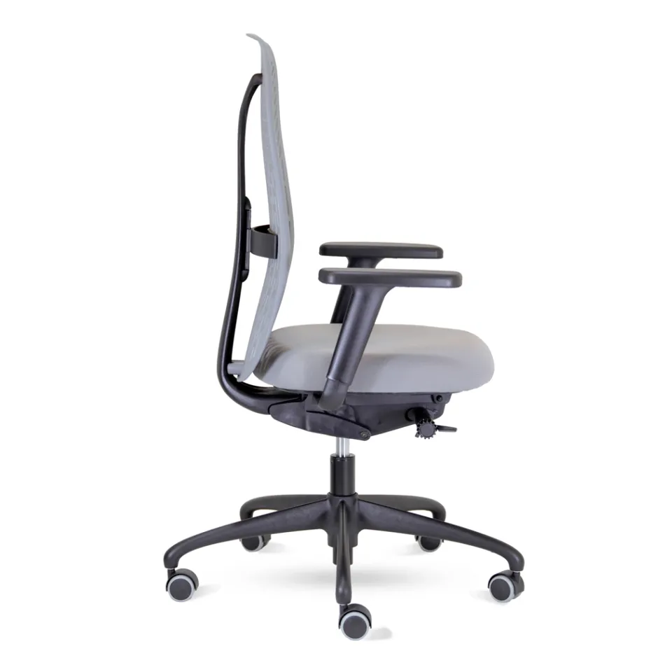 Sedia da Ufficio Ergonomica e Girevole con Braccioli Made in Italy - Fulvio Viadurini