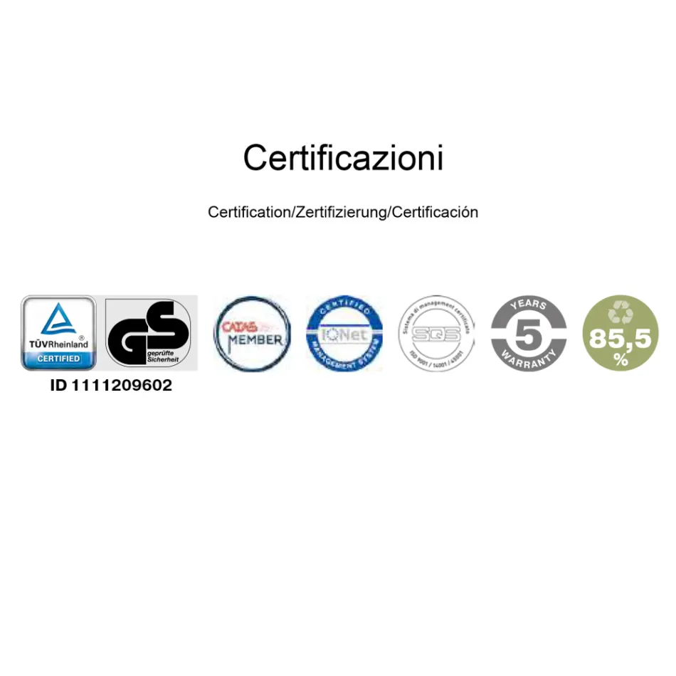 Sedia da Ufficio Ergonomica Girevole con Rotelle e Braccioli - Filanna Viadurini