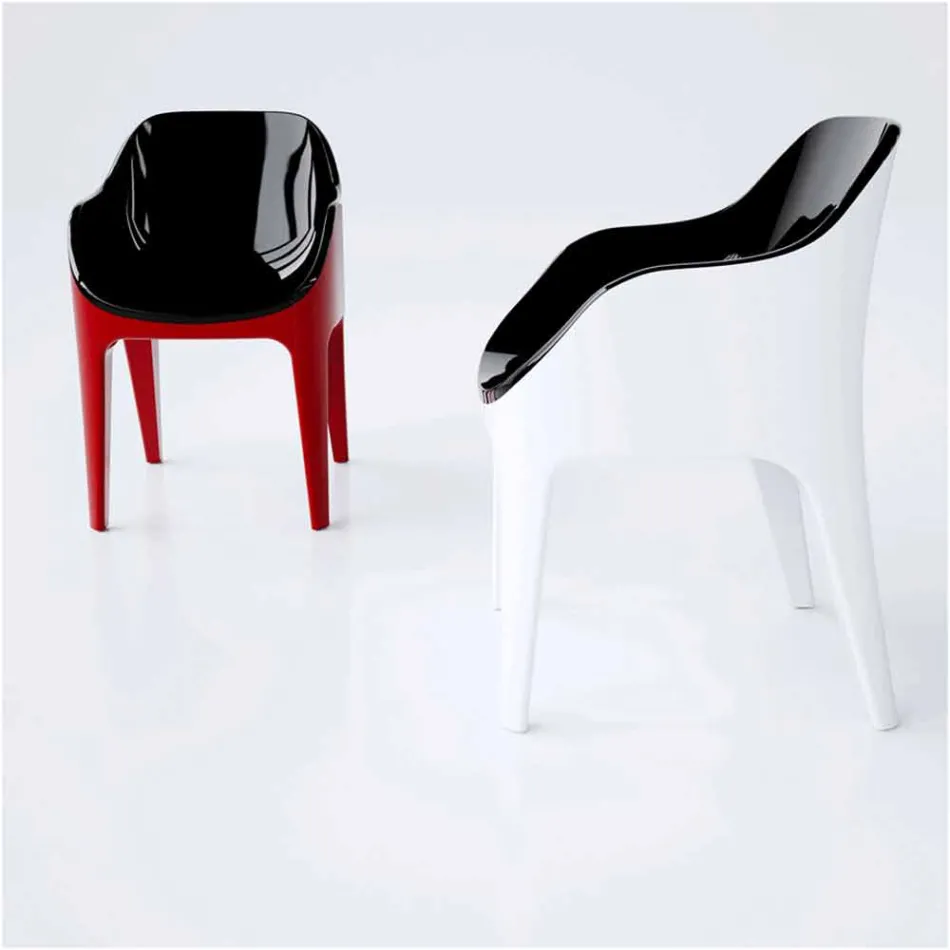 Sedia Design in Adamantx® Pointer Made in Italy Viadurini