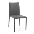 Sedia di Design Moderno Elegante in Ecopelle Colorato da Salotto - Grenger