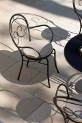 Sedia Impilabile per Esterno in Metallo Made in Italy, 2 Pezzi - Balia