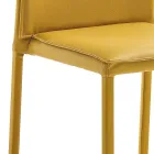 Sedia in Ecopelle da Sala da Pranzo Design Elegante Moderno - Granger Viadurini