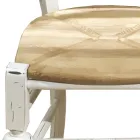 Sedia in Legno di Frassino da Cucina Interamente Realizzata in Italia - Thanos Viadurini