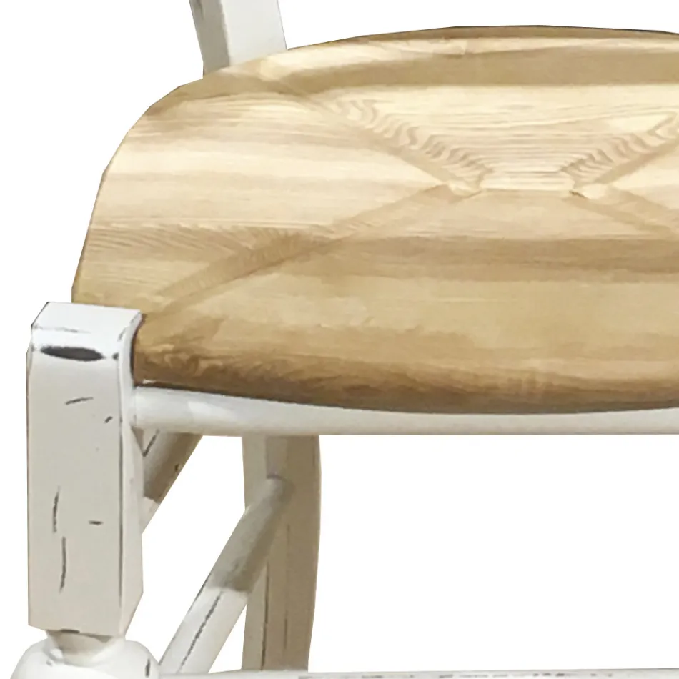 Sedia in Legno di Frassino da Cucina Interamente Realizzata in Italia - Thanos Viadurini