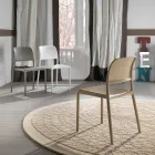 Sedia in resina e fiberglass di design moderno made in Italy Ravenna Viadurini