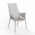 Sedia Lounge con Braccioli per Esterni in Plastica 4 Pezzi - Ibiza by Vondom