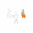 Sedia Luminosa da Bambino, Led RGBW Ricaricabile, 2 Pezzi - Tino by Myyour Viadurini