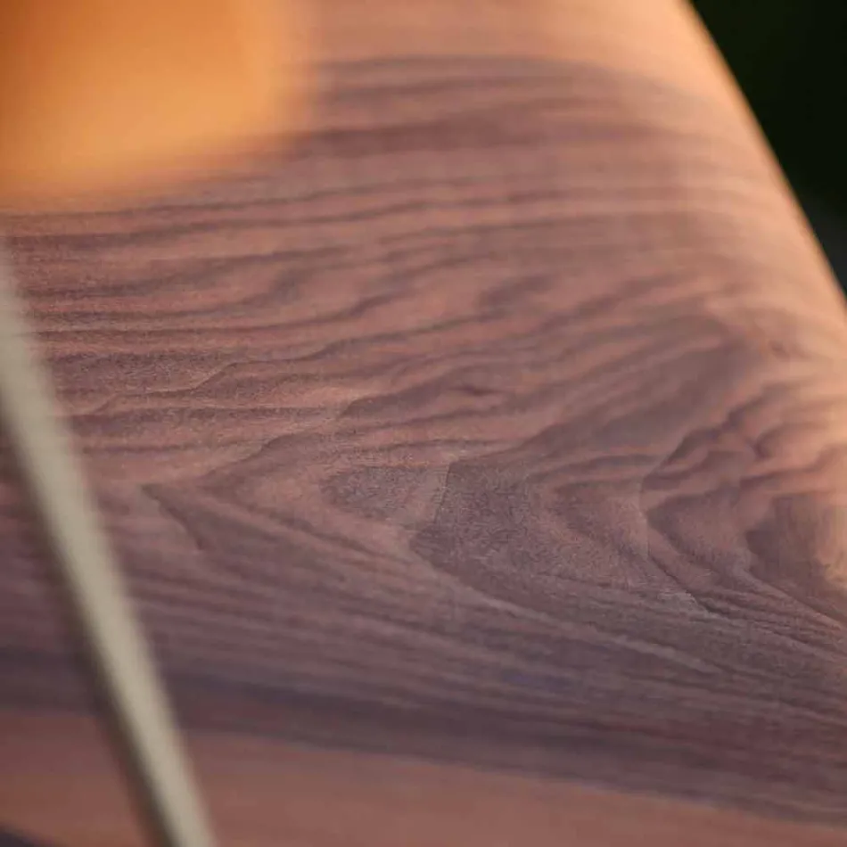 Sedia per Sala da Pranzo Artigianale in Legno e Acciaio Made in Italy - Valencia Viadurini