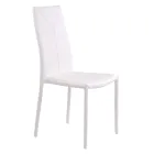 Sedia per Sala da Pranzo Impilabile in Pelle Sintetica 4 Pezzi - Siberia Viadurini