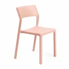 Sedia Impilabile per Sala da Pranzo in Polipropilene Colorato, 4 Pezzi - Abelia Viadurini