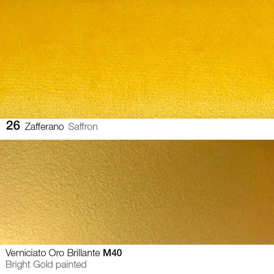 Sedia per Sala da Pranzo in Tessuto con Gambe Oro Made in Italy - Marchesi Viadurini