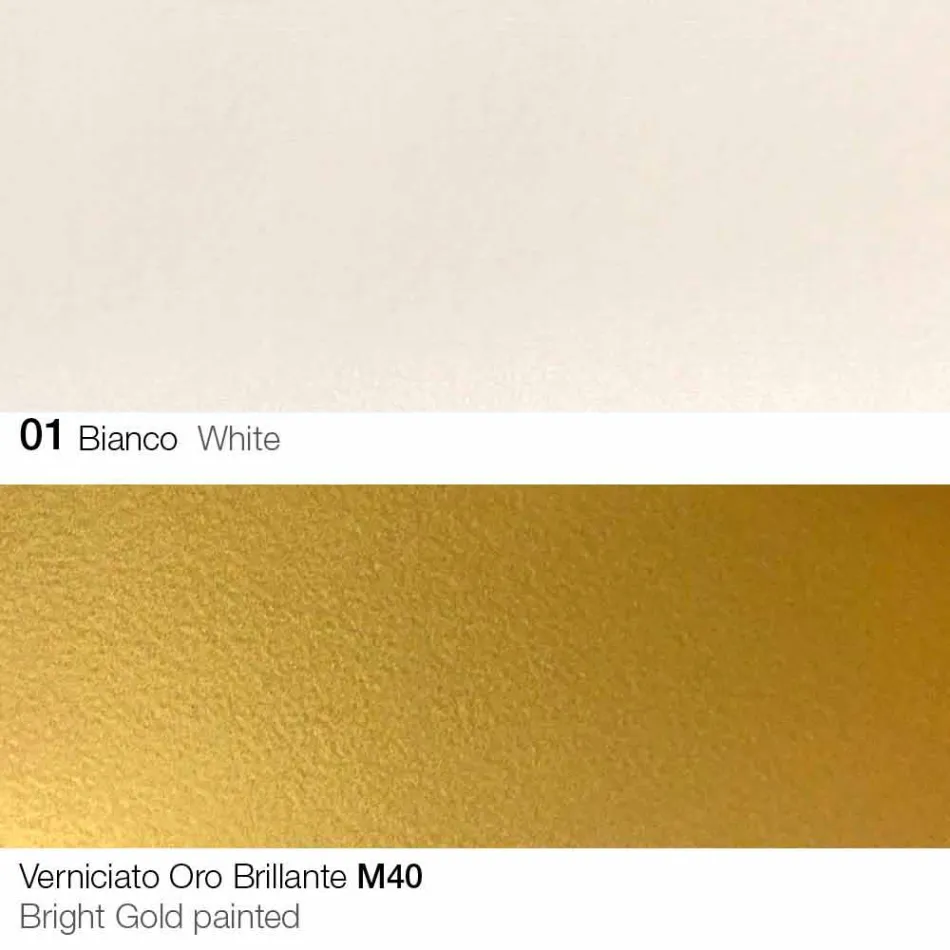 Sedia per Sala da Pranzo in Tessuto con Gambe Oro Made in Italy - Marchesi Viadurini