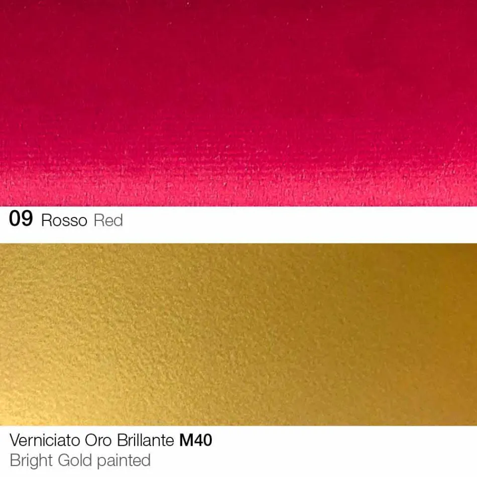 Sedia per Sala da Pranzo in Tessuto con Gambe Oro Made in Italy - Marchesi Viadurini