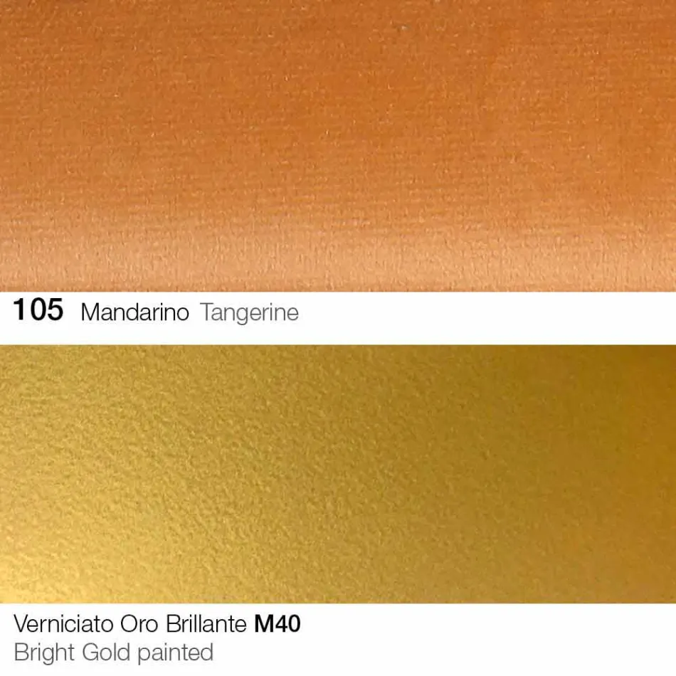 Sedia per Sala da Pranzo in Tessuto con Gambe Oro Made in Italy - Marchesi Viadurini