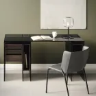 Sedia per Sala da Pranzo Rivestita in Ecopelle Made in Italy - Giulia Viadurini