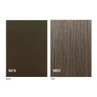 Sedia Pieghevole in Metallo e Legno Rovere 2 Pezzi Made in Italy - Roberta Viadurini