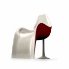 Sedia/Poltrona Design in Adamantx® Helled Made in Italy Viadurini