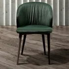 Sedia Sala da Pranzo in Tessuto Design Moderno Elegante - Reginaldo Viadurini