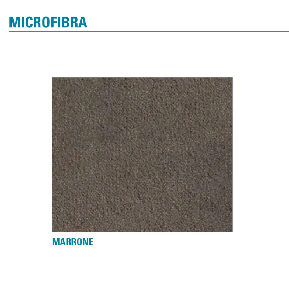 Sedia Sala da Pranzo Seduta in Microfibra Made in Italy, 2 Pezzi - Camelia Viadurini