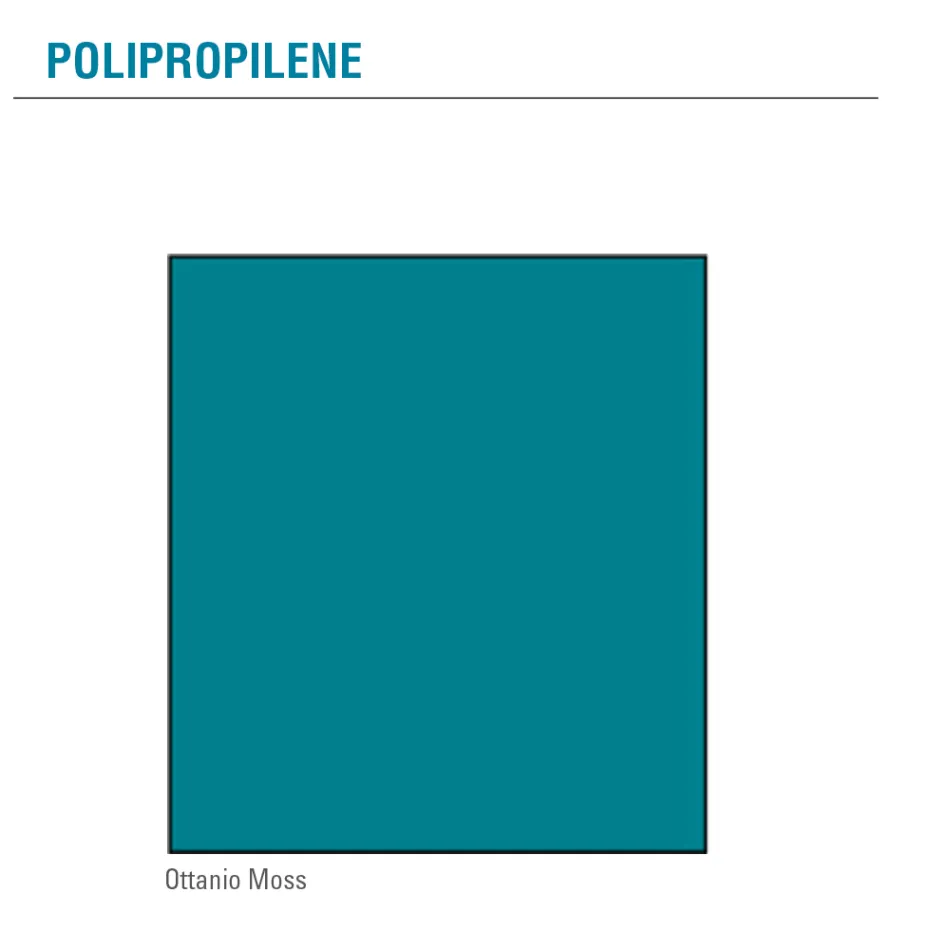 Sedia Soggiorno in Polipropilene Colorato Made in Italy, 4 Pezzi - Marbella Viadurini