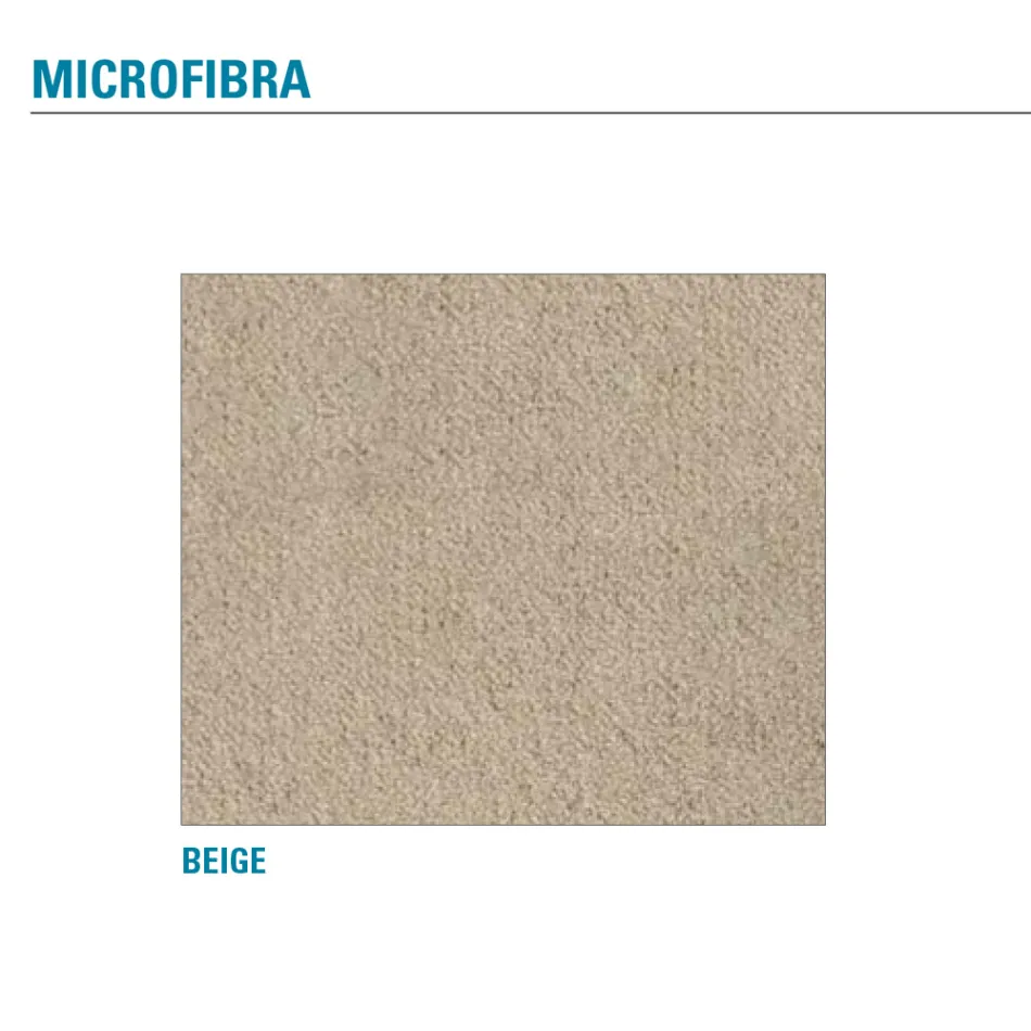 Sedia Soggiorno Metallo e Seduta Microfibra Made in Italy, 2 Pezzi - Fabiola Viadurini