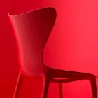 Sedie da Giardino di Design Impilabile in Polipropilene 4 Pezzi - Love by Vondom Viadurini