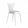 Sedie da Giardino di Design Impilabile in Polipropilene 4 Pezzi - Love by Vondom